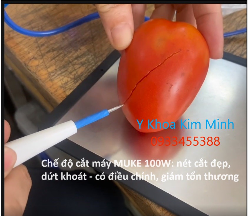 Chế độ cắt đốt của máy cắt đốt y tế lưỡng cực Muke 100W