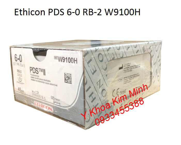Chỉ khâu phẫu thuật y tế PDS II RB-2 6-0 W9100H