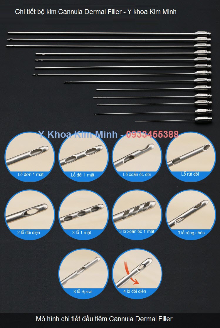 Chi tiet hinh anh dau kim cannula dermal filler ban tai Y khoa Kim Minh 0933455388