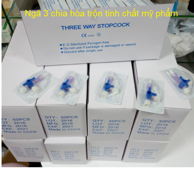 Chia 3 nga dung hoa tron tinh chat my pham serum te bao goc su dung voi may lan kim, phi kim, may tiem duong chat