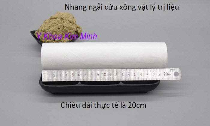 Chiều dài của nhang ngải cứu đại là 20cm - Y Khoa Kim Minh