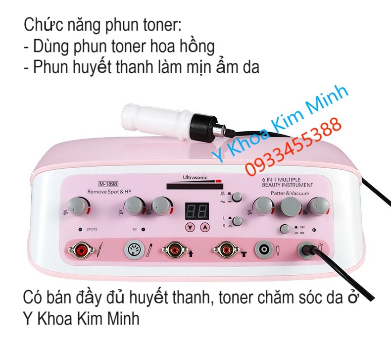 Chức năng dầu phun toner của máy chăm sóc da M1898