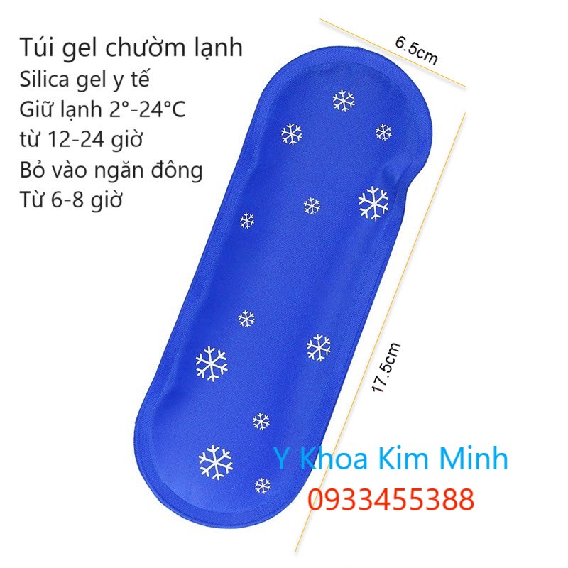 Túi gel chườm lạnh giảm viêm đau, viêm sưng vết thương sau mổ phẫu thuật, chấn thương
