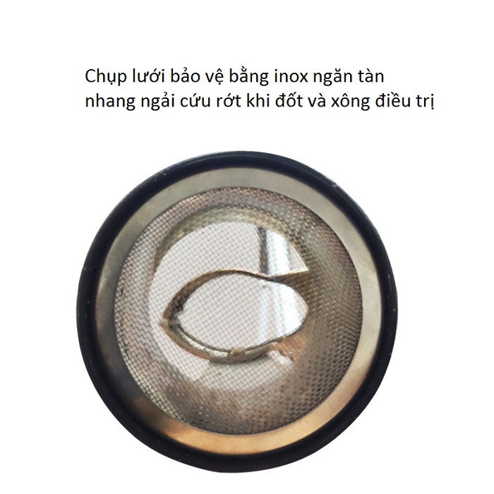 Chụp lưới bảo vệ của đèn xông ngải cứu 1 nhánh XK-76 - Y Khoa Kim Minh