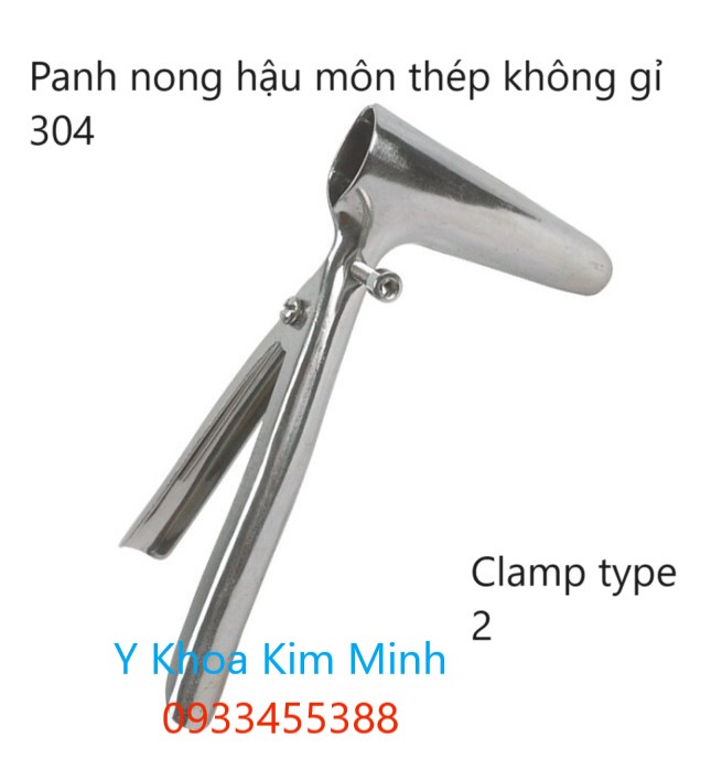 Clamp type panh hậu môn nội soi y tế bằng thép không gỉ 304