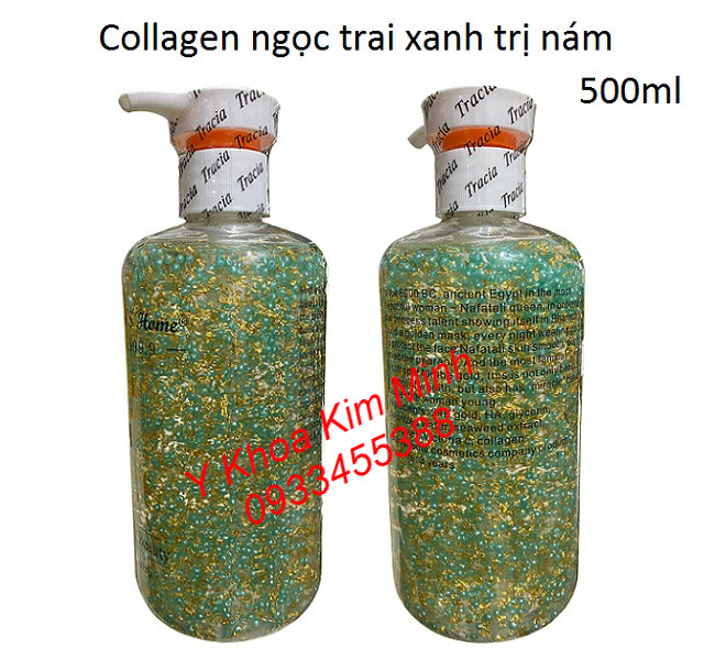 Collagen ngọc trai xanh 24K trị nám, dưỡng trắng da tự nhiên