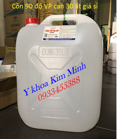 Cồn y tế 90 độ VP can 30 lít bán giá sỉ tại Tp Hồ Chí Minh - Y khoa Kim Minh