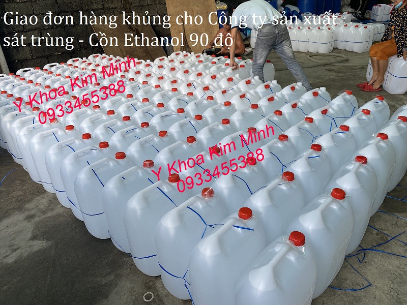 Cung cấp cồn Ethanol 90 độ dùng sát khuẩn mạnh