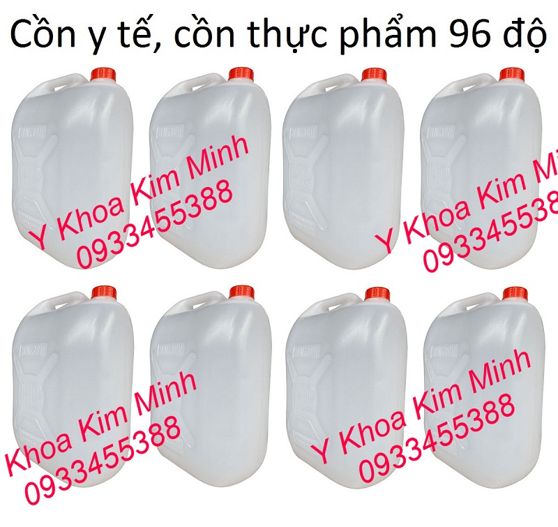 Cồn y tế 96 độ, cồn 96 độ dùng trong sản xuất thực phẩm