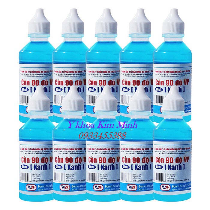 Đại lý bán cồn xanh 90 độ dùng trong y tế thẩm mỹ giá sỉ - Y Khoa Kim Minh