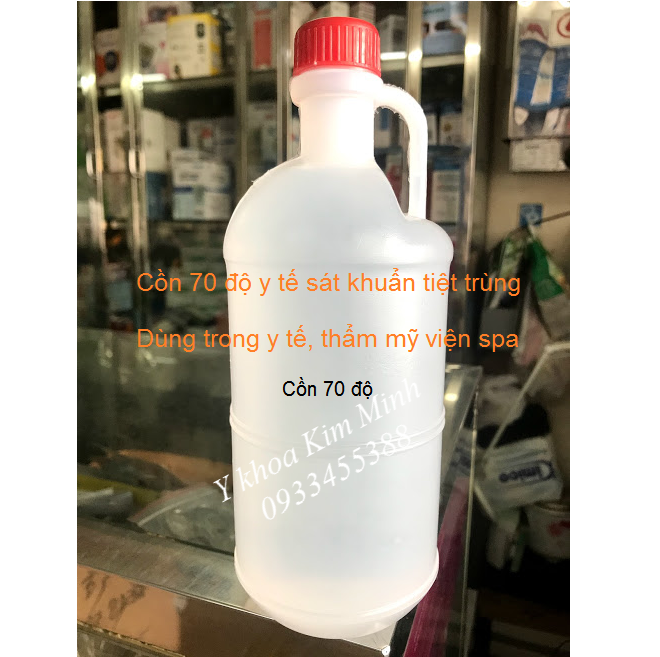 Bán cồn y tế 70 độ, 90 độ dùng sát khuẩn, tiệt trung pen kéo, dụng cụ y tế, thẩm mỹ viện spa tại Tp Hồ Chí Minh - Y Khoa Kim Minh 0933455388