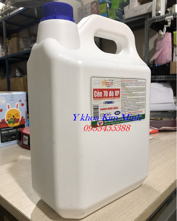 Cồn y tế 70 độ sử dụng cho ngành y tế, thẩm mỹ, phòng thí nghiệm, sản xuất công nghệ thực phẩm - Y khoa Kim Minh