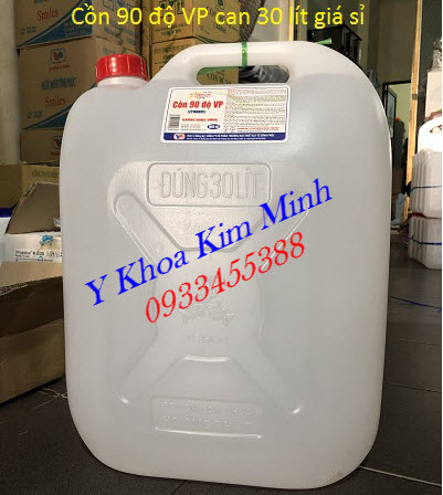 Cồn y tế 90 độ VP can 30 lít bán giá sỉ tại Tp Hồ Chí Minh - Y Khoa Kim Minh