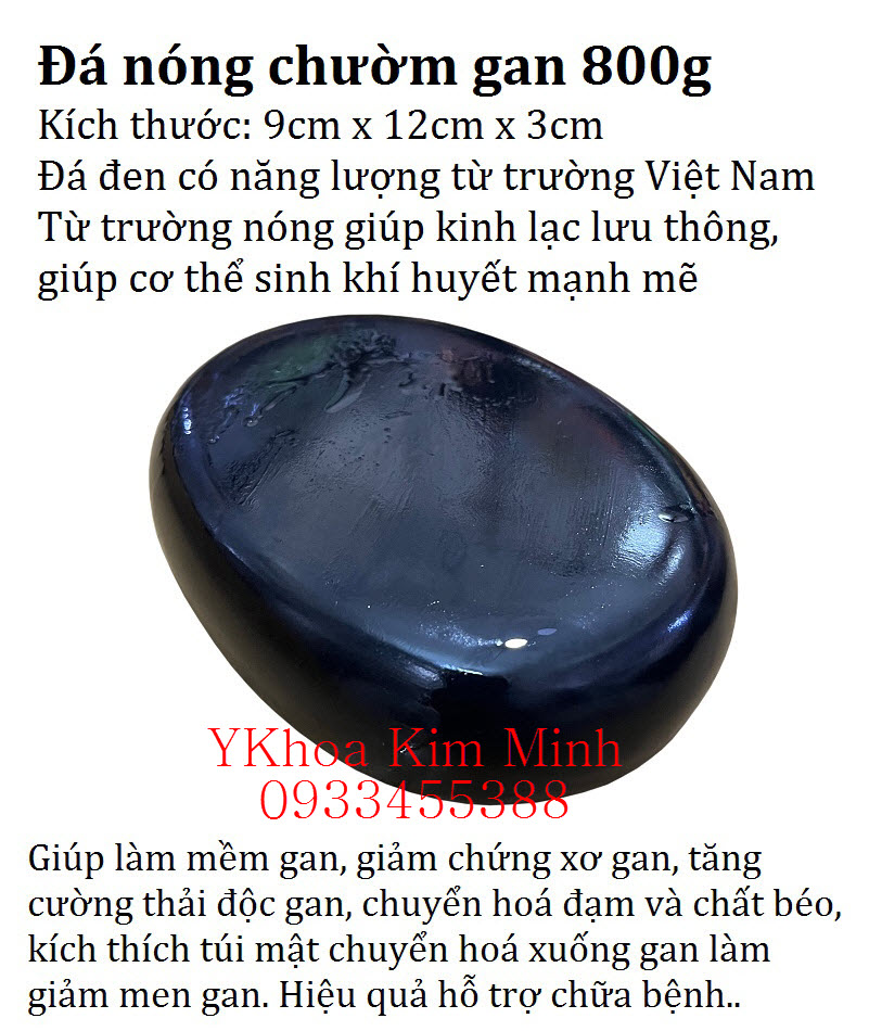 Công dụng của đá nóng chườm gan