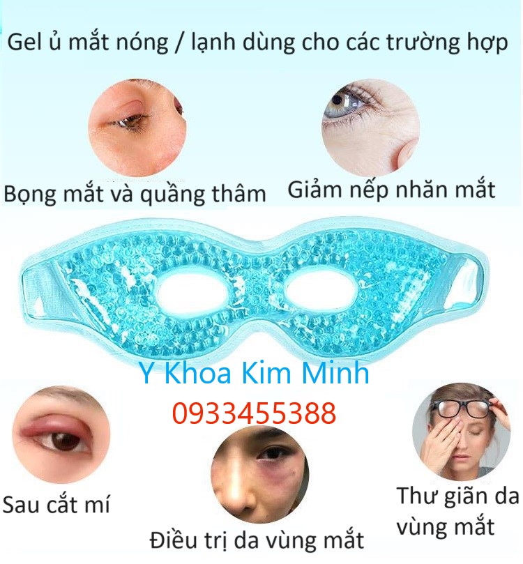 Dùng mặt nạ gel ủ lạnh giúp loại bỏ nếp nhăn, giảm bọng mắt quầng thâm phù nê, tiêu sưng giảm đau làm dịu da