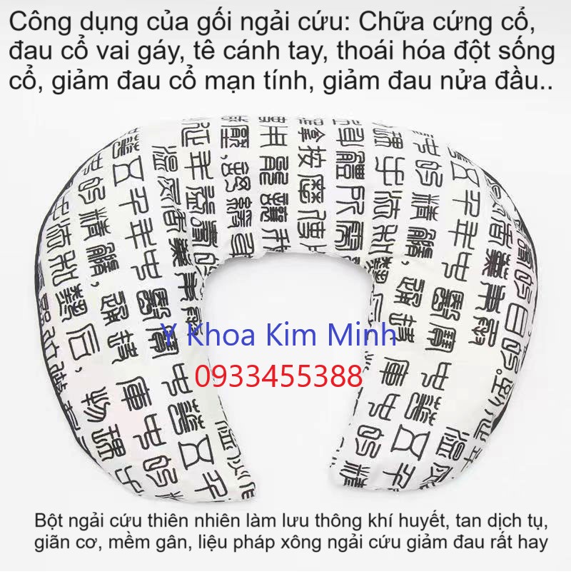 Công dụng của gối ngải cứu chữ U trong điều trị đau cổ vai gáy