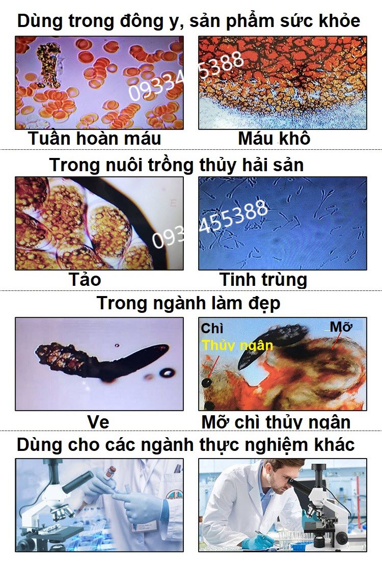 Công dụng của kính hiển vi 3 mắt K640X