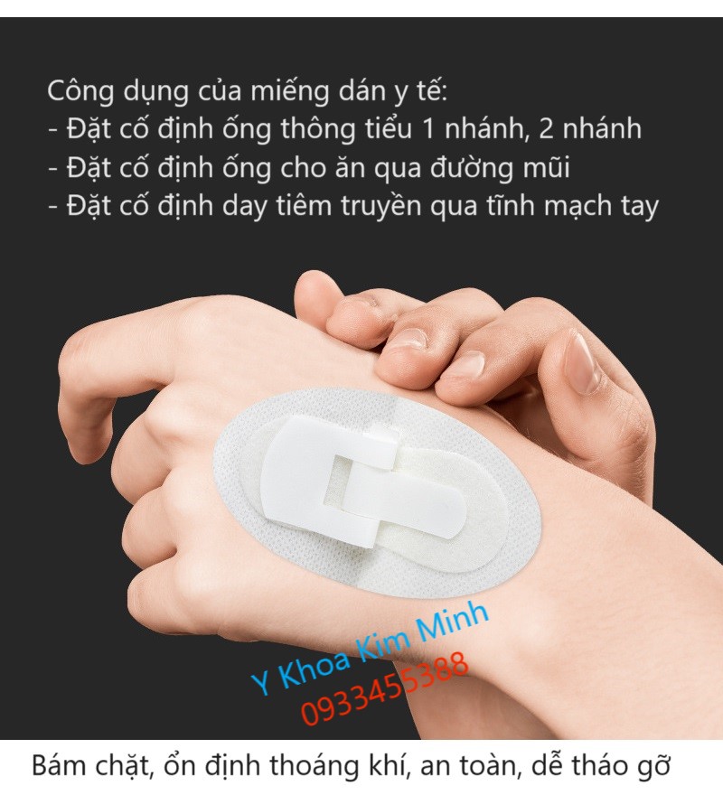 Công dụng của miếng dán cố định ống thông tiểu 1 nhánh Urethral và ống thông tiểu 2 nhánh Foley Catheter