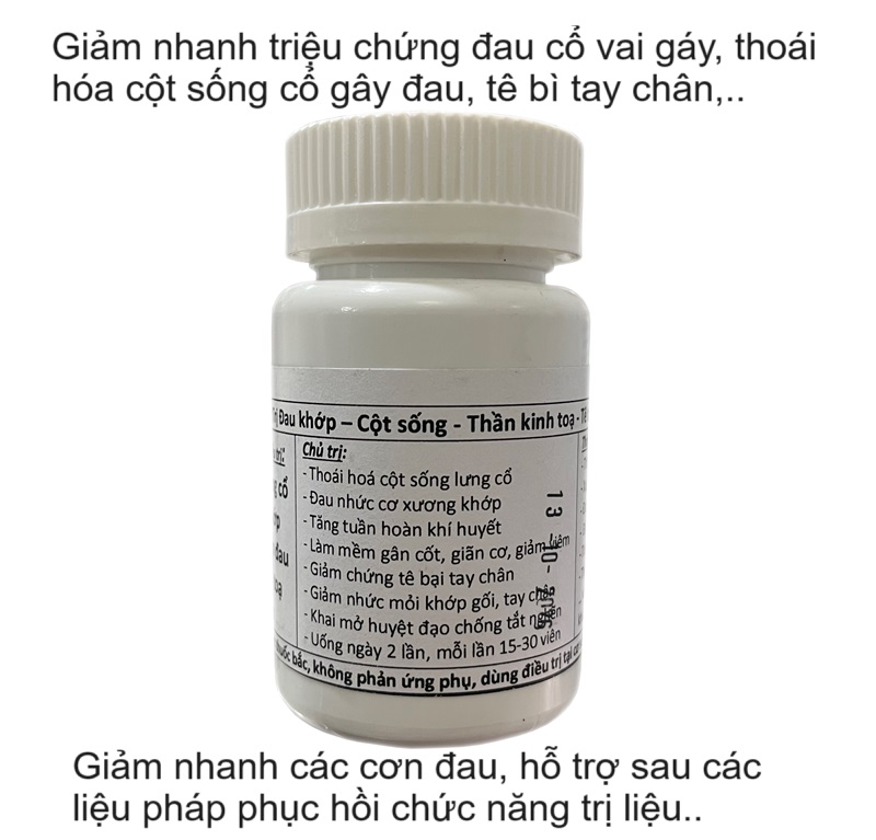 Công dụng của thảo dược chữa đau cổ vai gáy, thoái hóa đốt sống cổ, xẹp đĩa đệm cổ