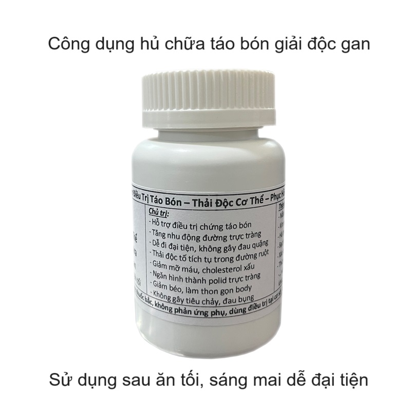 Công dụng hủ thảo dược chữa táo bón thải độc gan