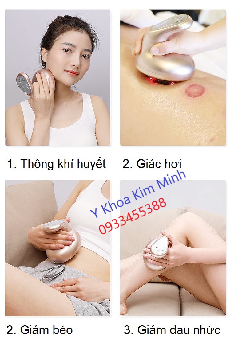 Máy giác hơi điện mini KM-05 có những công dụng gì