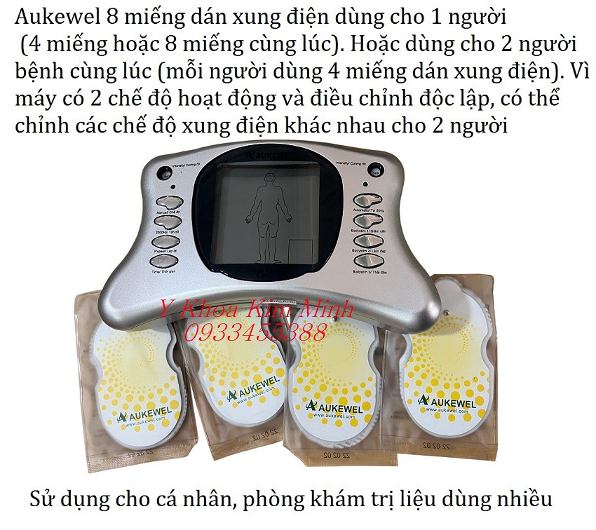 Máy xung điện 8 miếng dán bán ở Kim Minh