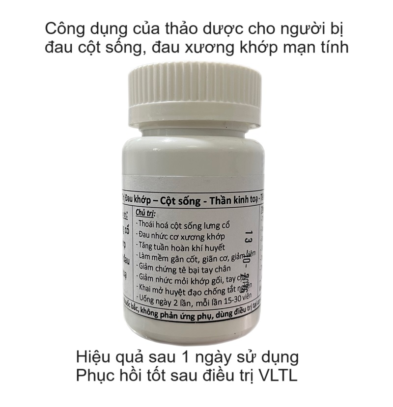 Công dụng của thảo dược điều trị đau cột sống xương khớp