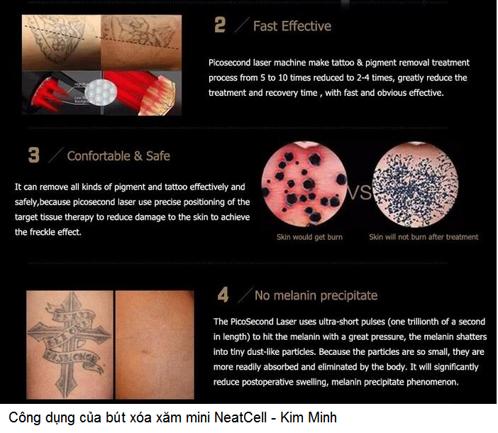 Cong dung tinh nang but xoa xam tri nam xoa tan nhang mini NeatCell Y Khoa Kim Minh