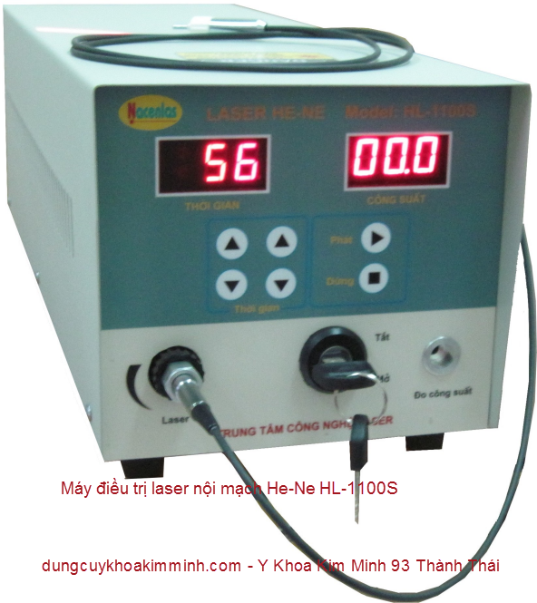 Cong ty ban may dieu tri laser noi mach Viet Nam 2 dau phat dung kim quang noi mach trung quoc Y Khoa Kim Minh