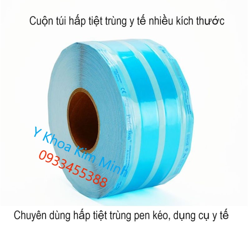 Túi hấp tiệt trùng y tế dạng cuộn