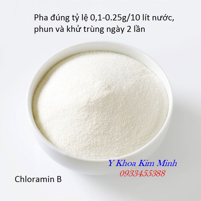 Cung cấp Cloramin B bán giá sỉ tại Tp Hồ Chí Minh - Y Khoa Kim Minh