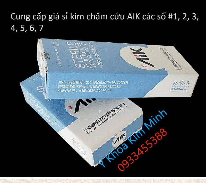 Cung cấp giá sỉ kim châm cứu AIK số lượng lớn tại Tp.HCM