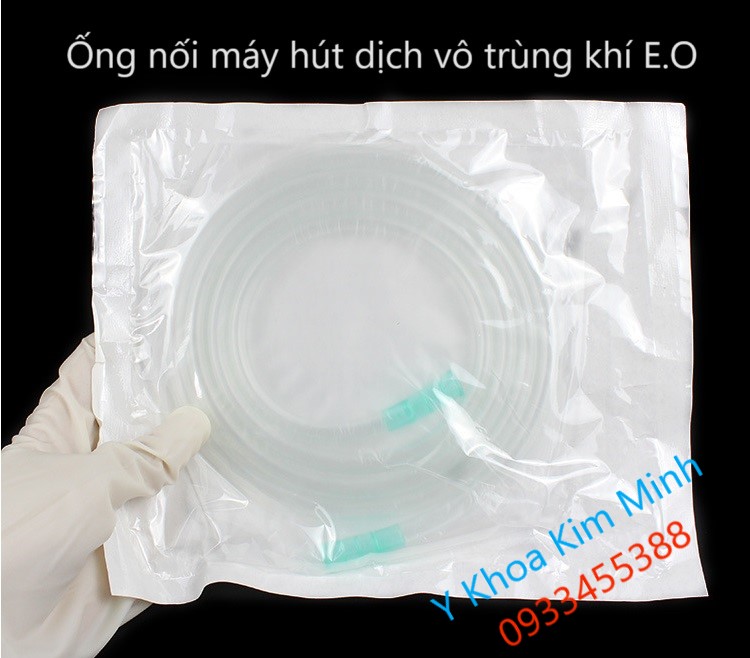 Dây nối máy hút dịch kháng khuẩn tiệt trùng khí E.O bán ở Tp.HCM do Y Khoa Kim Minh cung cấp
