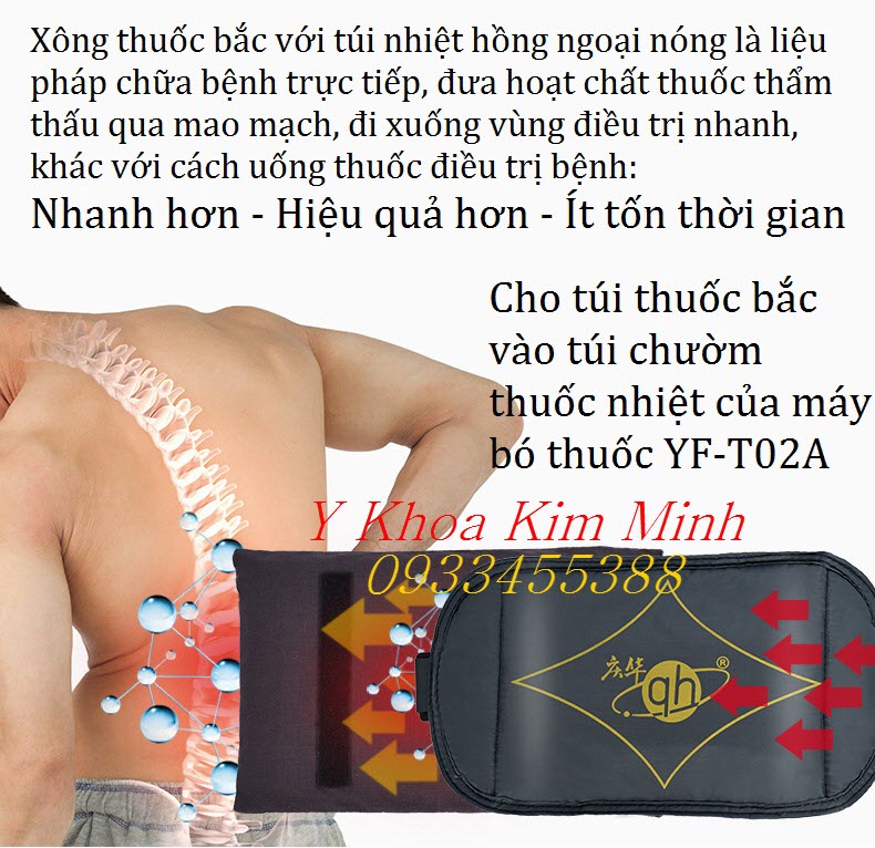 Dùng máy bó thuốc hỗ trợ giảm đau cơ xương khớp