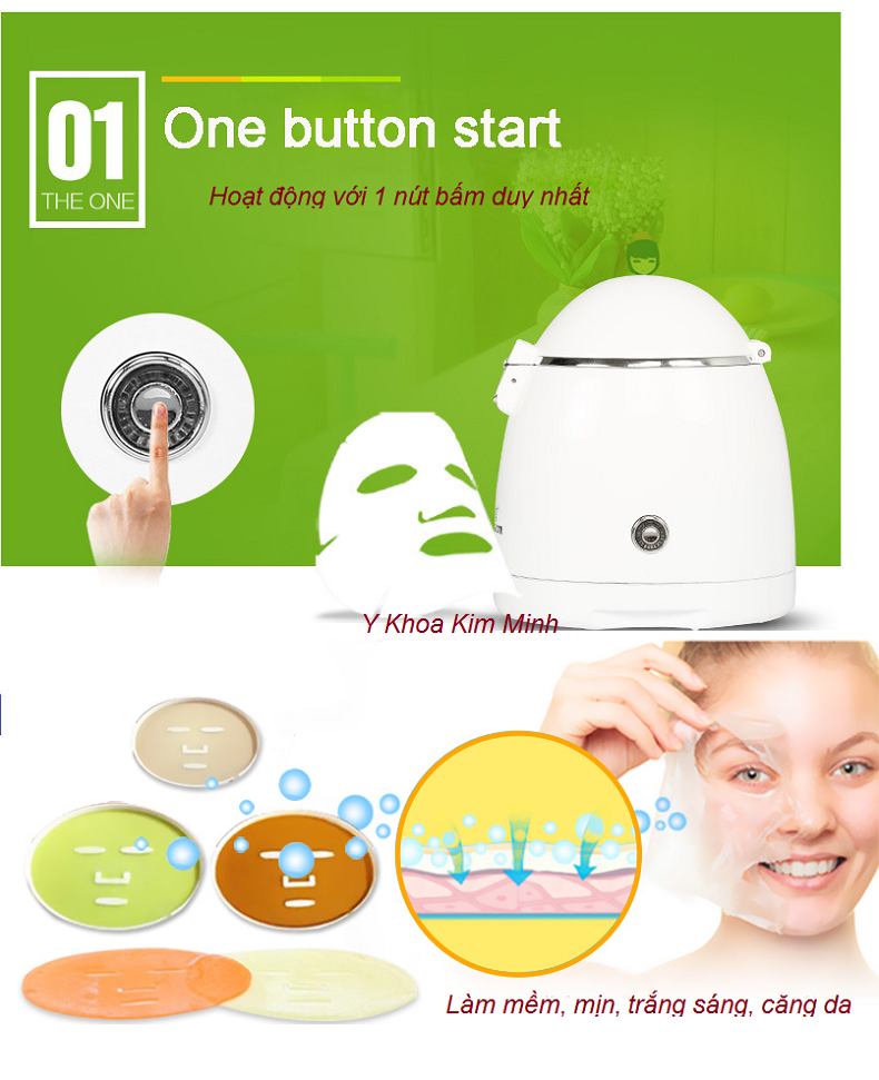 HDSD may lam mat na trai cay tuoi KD168 Kingdom Y Khoa Kim Minh tai sai gon