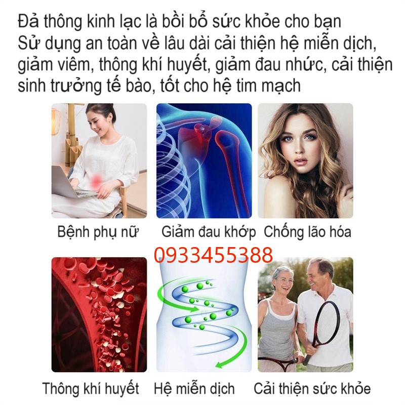 Đả thông kinh lạc giúp lưu thông khí huyết cải thiện hệ miễn dịch, tăng cường đề kháng, bồi bổ sức khỏe