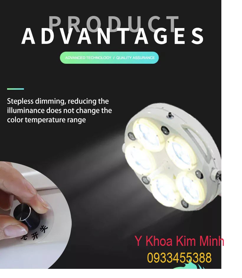 Lợi thế và ưu điểm của đèn mổ phẫu thuật led lạnh