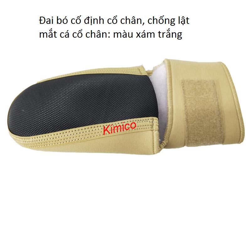 Đai bó cố định cổ chân màu xám trắng