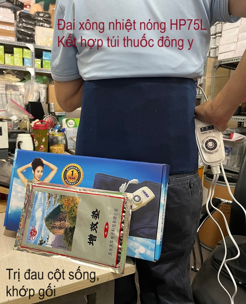 Đai bó thuốc đông y trị đau cột sống bán ở Tp. HCM