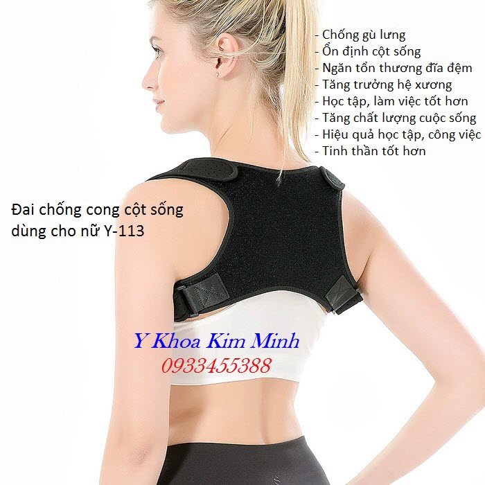 Dai chong cot cot song, chua gu lung cho be gai, nu gioi, hoc sinh, nhan vien van phong ma so san pham Y-113