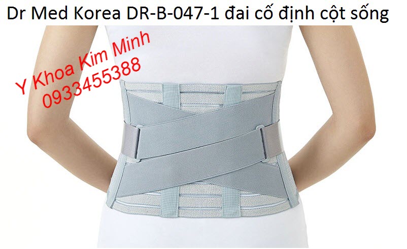 Đai cố định cột sống lưng của người bi thoát vị đĩa đệm nhập khẩu Hàn Quốc Dr Med