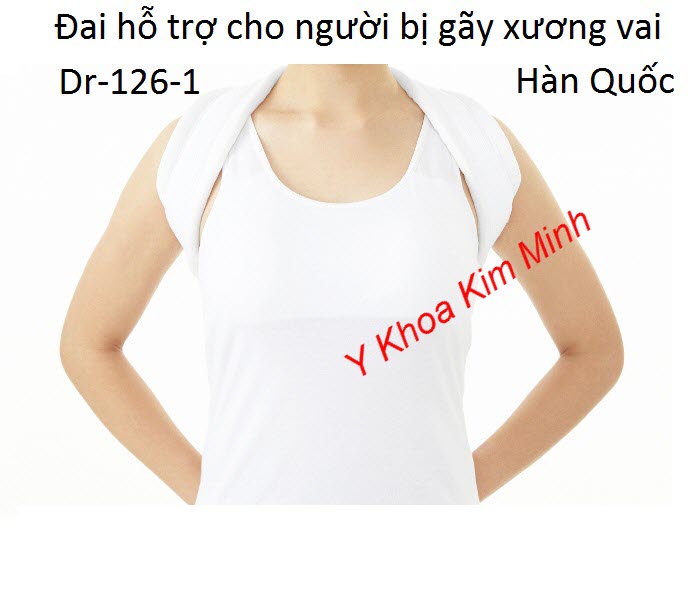 Đai xương đòn Dr Med Dr-126-1 nhìn từ mặt trước - Y khoa Kim Minh