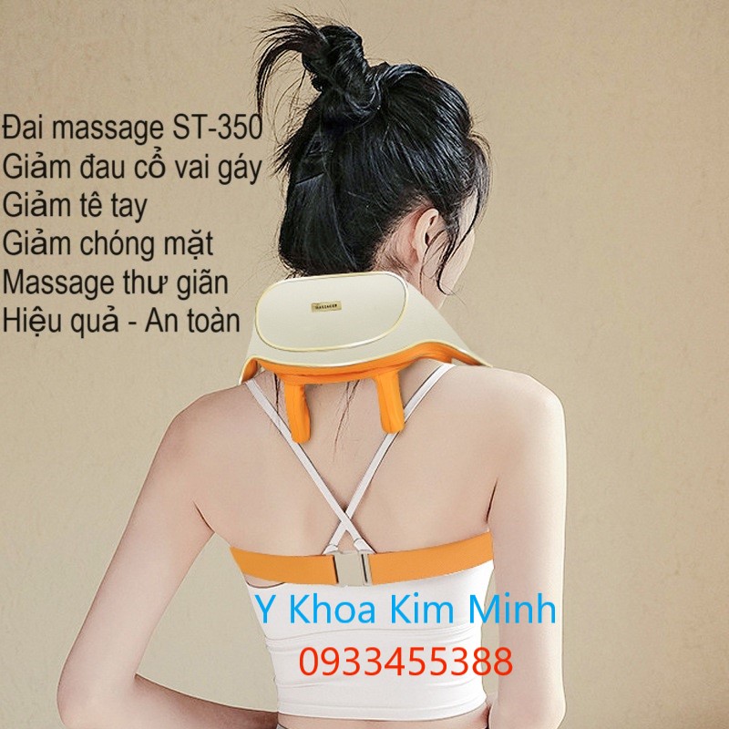 Đai massage trị đau cột sống cổ ST-350 bán ở Y Khoa Kim Minh