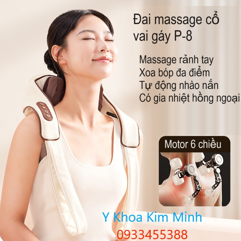Tính năng kỹ thuật hoạt động của đai massage cổ vai gáy P8