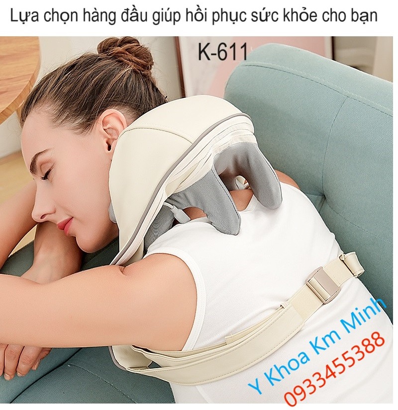 Đai massage trị liệu giảm đau cổ vai gáy chất lượng K611