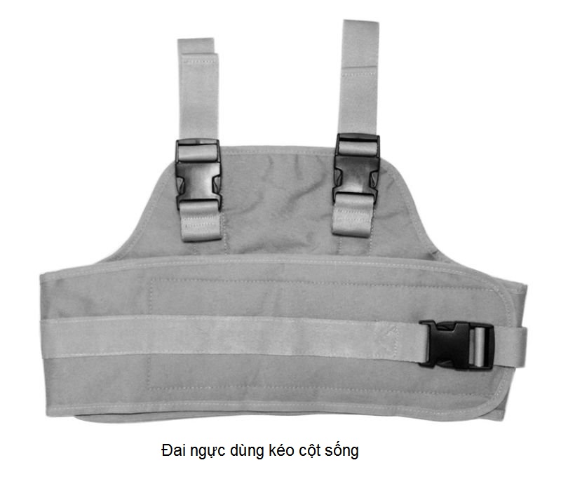 Dai ngực của giường k&eacute;o cột sống H&agrave;n quốc IN-T100 Y Khoa Kim Minh