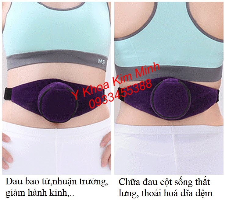 Đai xông thuốc ngải cứu chữa đau đường ruột, nhuận tràng, giảm đau hành kinh nguyệt, giảm đau cột sống - Y khoa Kim Minh