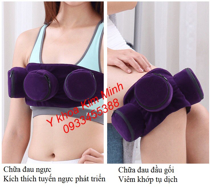 Chữa đau đầu gối, đau viêm khớp gối, chữa đau ngực, kích thích tuyến ngực phát triển bằng đai xông ngải cứu chữa bệnh 3 bầu - Y khoa Kim Minh