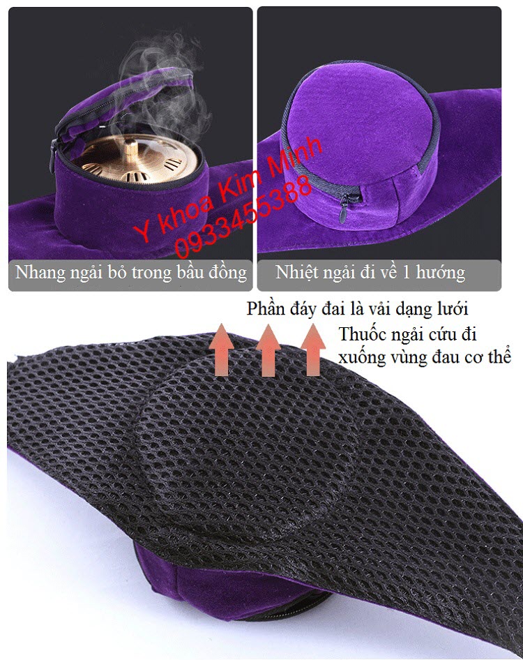 Dùng nhang ngải bỏ trong bầu đồng của đai xông giúp loại bỏ chứng viêm do tích tụ dịch, máu huyết không lưu thông - Y Khoa Kim Minh