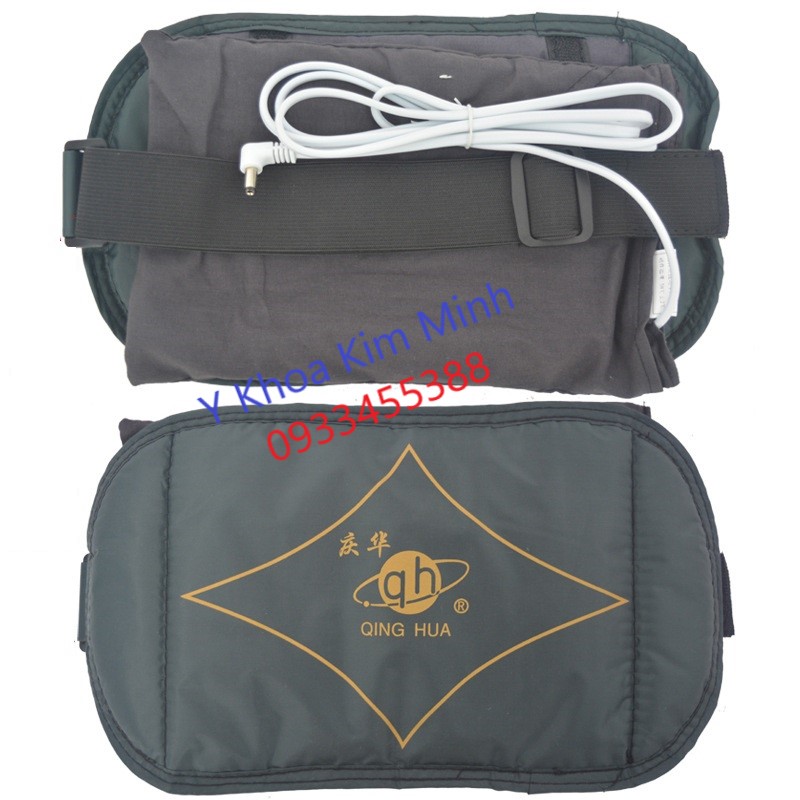 Đai nhiệt máy bó túi thuốc đông y dây cắm màu trắng